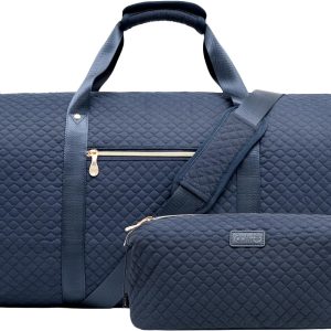 Garment Bag Carry On Convertible Travel Duffel Bag with Shoe Pouch Weekender Bag for Women Men 2 in 1 Hanging Suit Bag with Shoulder Strap Business Travel Bag