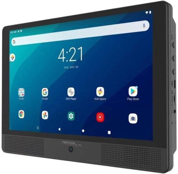 PROSCAN Elite 10.1" Quad Core Tablet/Portable DVD Combo 2GB/32GB Android 11 PELTDV1029 - Image 2