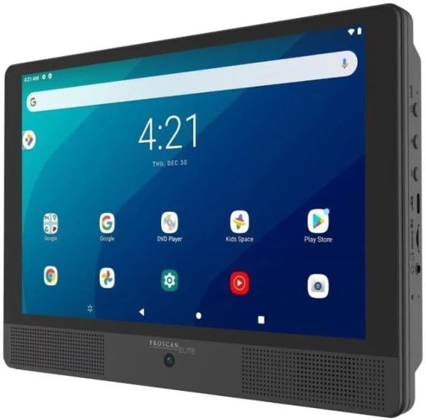 Proscan Elite 10.1" Quad Core Tablet/Portable DVD Combo 2GB/32GB Storage, Play DVD, VCD, CD, MP3, with Multi-touch screen, 1280x800 IPS, Bluetooth Headphones, Wi-Fi ready, PELTDV1029-Combo - (Renewed) - Image 8